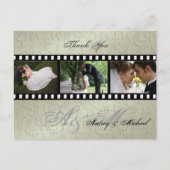 Trouwen Dank u briefkaarten plaats uw foto's (Voorkant)