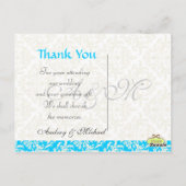 Trouwen Dank u briefkaarten plaats uw foto's (Achterkant)