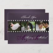 Trouwen Dank u briefkaarten plaats uw foto's (Voorkant / Achterkant)