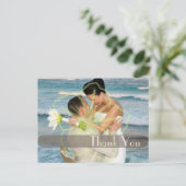 Trouwen Dank u briefkaarten plaats uw foto's (Staand voorkant)