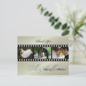 Trouwen Dank u briefkaarten plaats uw foto's (Staand voorkant)