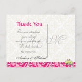 Trouwen Dank u briefkaarten plaats uw foto's (Achterkant)