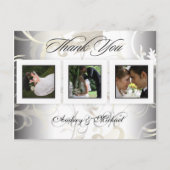 Trouwen Dank u briefkaarten plaats uw foto's (Voorkant)