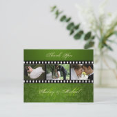 Trouwen Dank u briefkaarten plaats uw foto's (Staand voorkant)