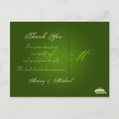 Trouwen Dank u briefkaarten plaats uw foto's (Achterkant)