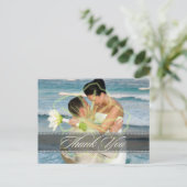 Trouwen Dank u briefkaarten plaats uw foto's (Staand voorkant)