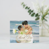 Trouwen Dank u briefkaarten plaats uw foto's (Staand voorkant)