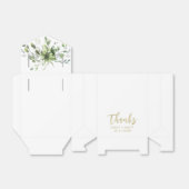 Trouwen Dank u moderne eucalyptus gunstboxen Bedankdoosjes (Uitgevouwen)