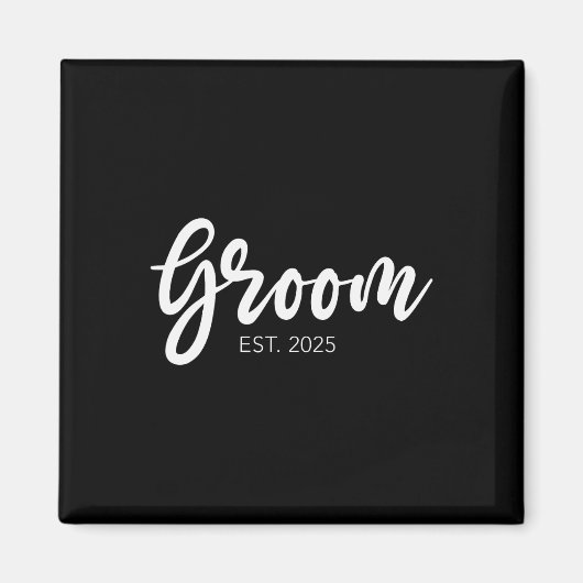 Trouwen en koppel bijpassende cadeauwinkel en meer magneet (Voorkant)