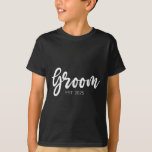 Trouwen en koppel bijpassende cadeauwinkel en meer t-shirt<br><div class="desc">Trouwen en koppel bijpassende cadeauwinkel en meer zwarte bruidegom est. 2025 Groom Gift</div>