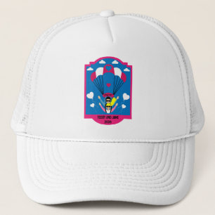 Trouwen en Verloving cadeau voor Skydivers Trucker Pet