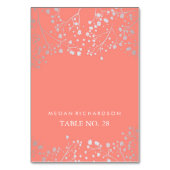 Trouwen Escort Kaarten Baby's Breath Zilver - Kora (Voorkant)
