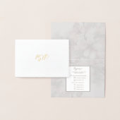 Trouwen Folie Cherry Blossom RSVP Card Folie Kaarten (Display)