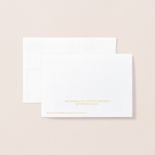 Trouwen Folie Cherry Blossom RSVP Card Folie Kaarten (Met envelop)