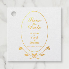 Trouwen Folie Save the Date Bedankjes Labels