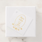 Trouwen Folie Save the Date Bedankjes Labels (Met doos)