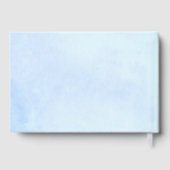 Trouwen Gastboek Blue Peony Gastenboek (Achterkant)