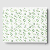 Trouwen Gastboek Goud Lijst Greenery Leaf Gastenboek (Achterkant)