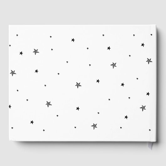 Trouwen Gastboek Tattoo Hart Zwart Wit Gastenboek (Achterkant)