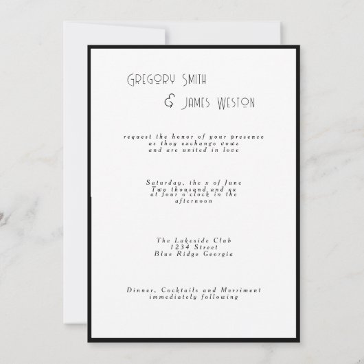 Trouwen Grijs & Sinaasappel Rozen Zijde Stropdas Kaart (Achterkant)