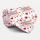 Trouwen in een Vegas thema stropdas (Opgerold)