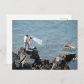 Trouwen in Griekenland Feestdagenkaart (Voorkant / Achterkant)