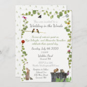 Trouwen in het Bos: uitnodiging (Voorkant / Achterkant)