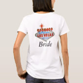 Trouwen in het Shirt van Las Vegas Bride (Achterkant)