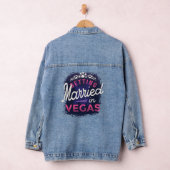 Trouwen in Vegas Bruid Denim Jacket (Hangar)