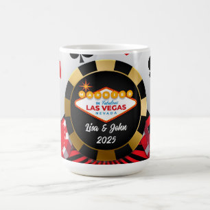 Trouwen in Vegas Poker Chip Mok