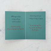 Trouwen is hard wenskaart bedankkaart (Binnen)