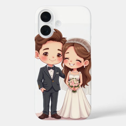 Trouwen Jubileum iPhone Case (Achterkant)