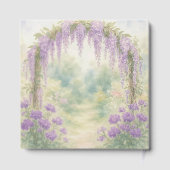 Trouwen Jubileum Wisteria Arch in een tuin Gastenboek (Achterkant)