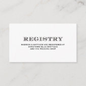 Trouwen | Kaart van het huwelijksregister (Voorkant)