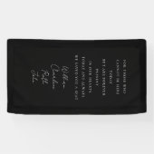 Trouwen, Memorial Banner, Elegant, Script Font Spandoek (Horizontaal)