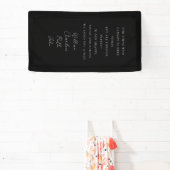 Trouwen, Memorial Banner, Elegant, Script Font Spandoek (Insitu)
