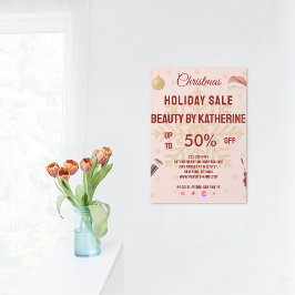 Trouwen met Christmas Beauty Saloon Flyer