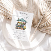 Trouwen met de bruidsshower– Bloemen Kaart