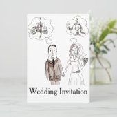 Trouwen met een boer bruiloft uitnodiging (Staand voorkant)