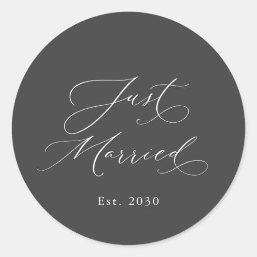Trouwen met een bruiloft Sticker (Voorkant)
