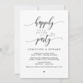 Trouwen met een Elopement, Happily Ever After Fees Kaart (Voorkant)