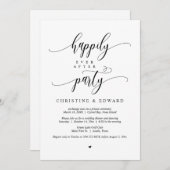 Trouwen met een Elopement, Happily Ever After Fees Kaart (Voorkant / Achterkant)