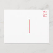 Trouwen met het hart en de pijl bruiloft Briefkaar Aankondigingskaart (Achterkant)