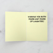 Trouwen met je beste vriend Cartoon Kaart (Binnen)