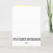 Trouwen met je beste vriend gefeliciteerd kaart (Achterkant)