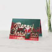 Trouwen met kerst Kaart (Achterkant)