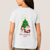 Trouwen met kerst T-shirt (Achterkant)