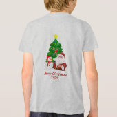 Trouwen met kerst T-shirt (Achterkant)