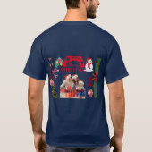 Trouwen met Kerstmis T-shirt (Achterkant)