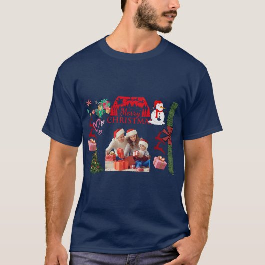 Trouwen met Kerstmis T-shirt (Voorkant)